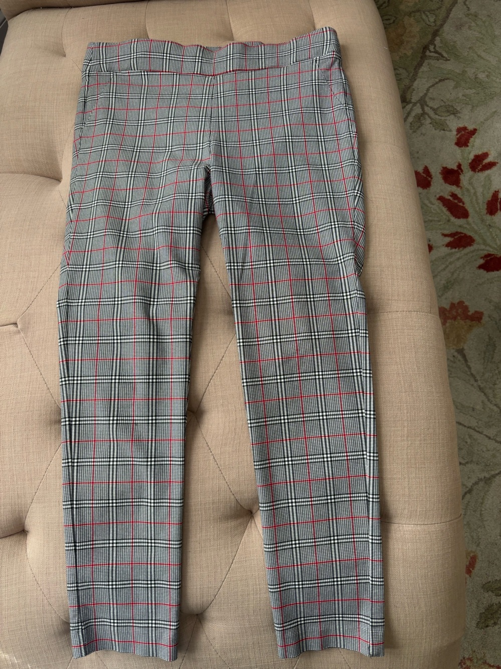 Jones New York Plaid Skinny Pants